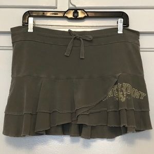 Bershka Ruffled Hem Mini Skirt